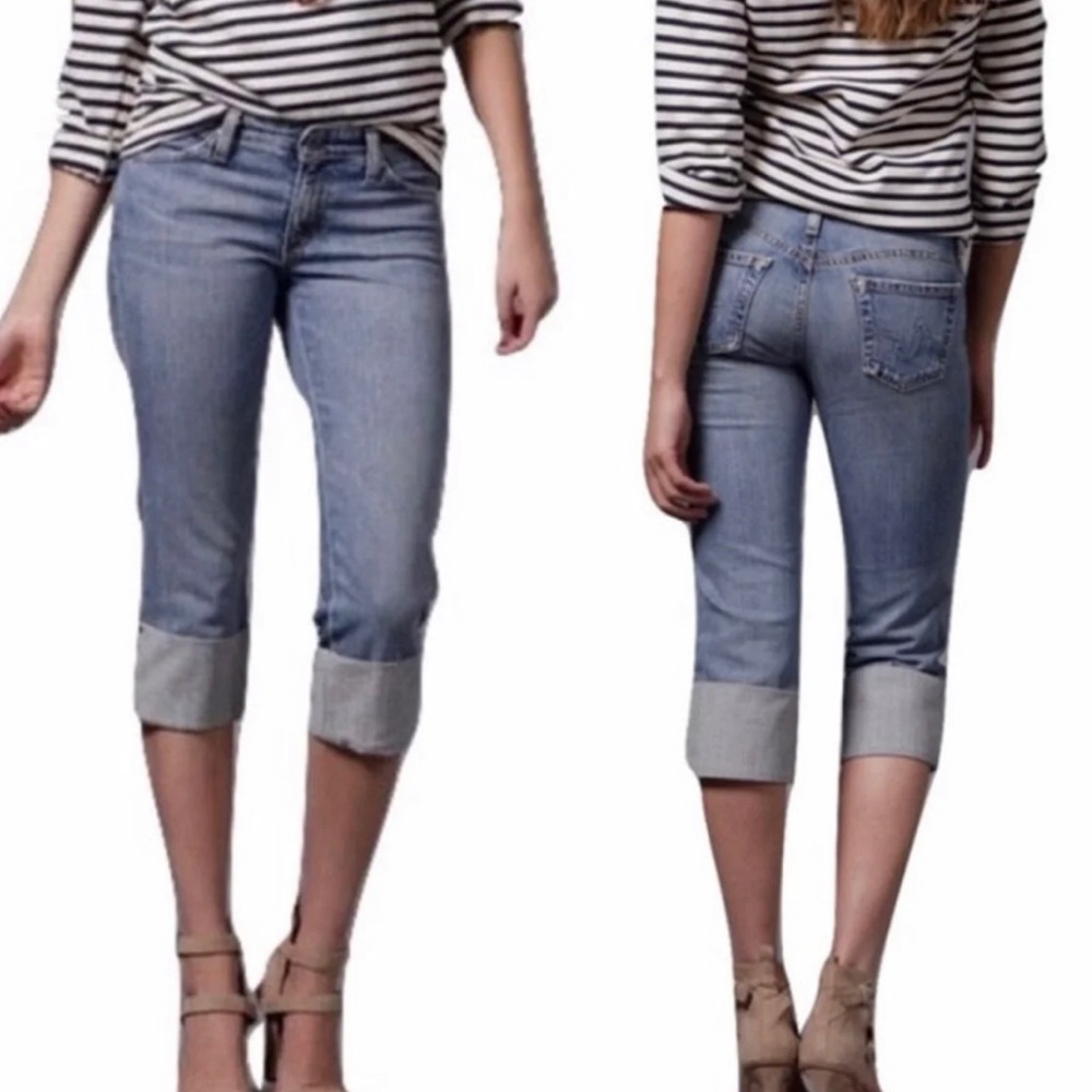AG The Shorty Crop Jeans Size 26